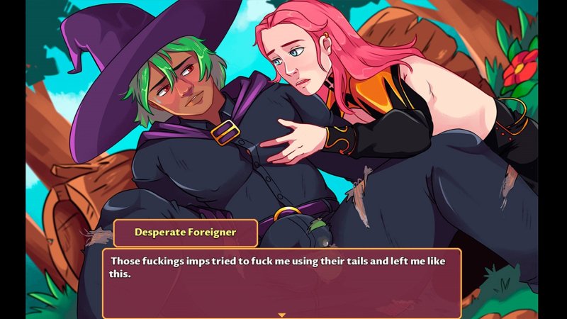Yuki's Tale — Male romance story dialogue featuring an illustrated couple — Yukis Tale game screenshot.